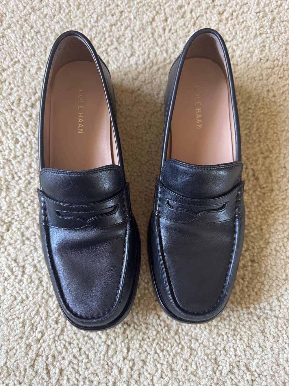 Cole Haan Lana Lux Remastered Penny Loafers Black